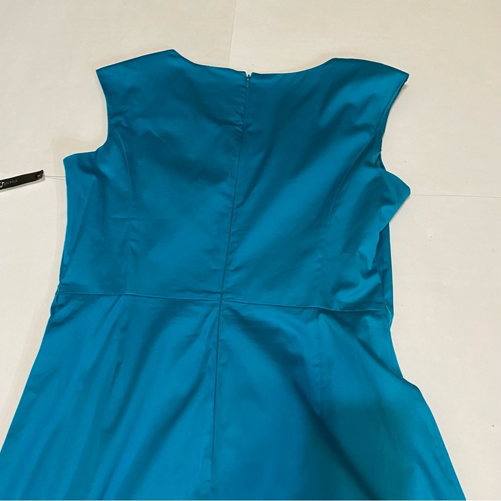 East 5th Vibrant Blue Dress with Ruffle Detail - Picture 9 of 14